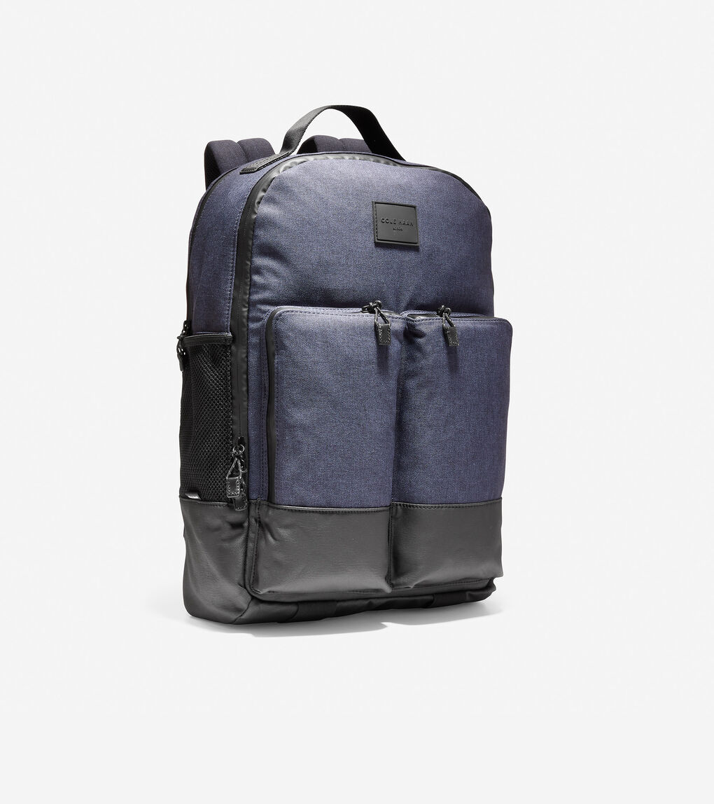 Sawyer Trail Nylon Backpack in Blue | Cole Haan
