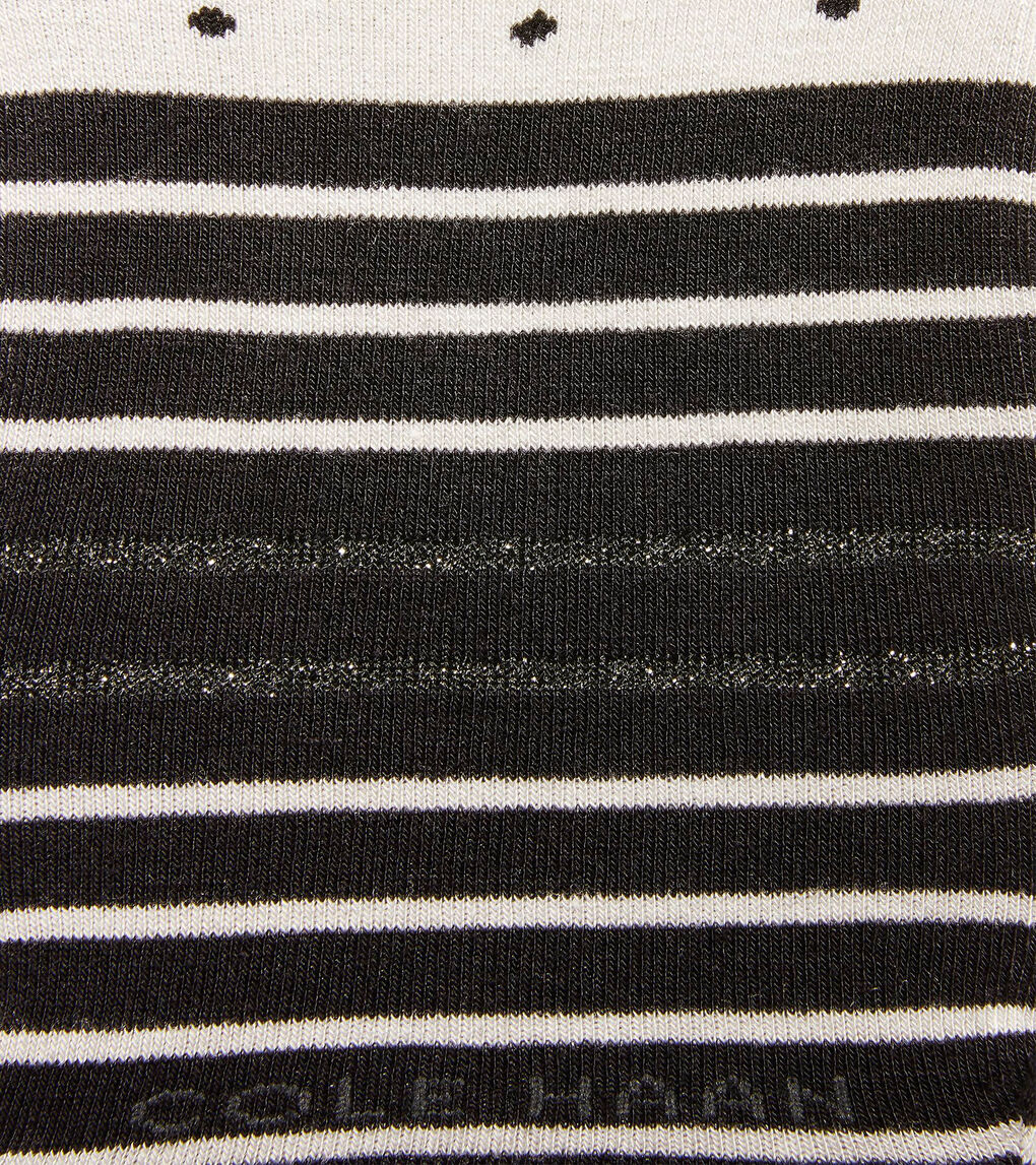 Printed Stripe-Dot Sock Liners - 4 Pack