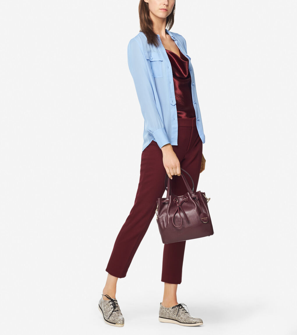 Grand Ambition Small Bucket Bag in Purple | Cole Haan