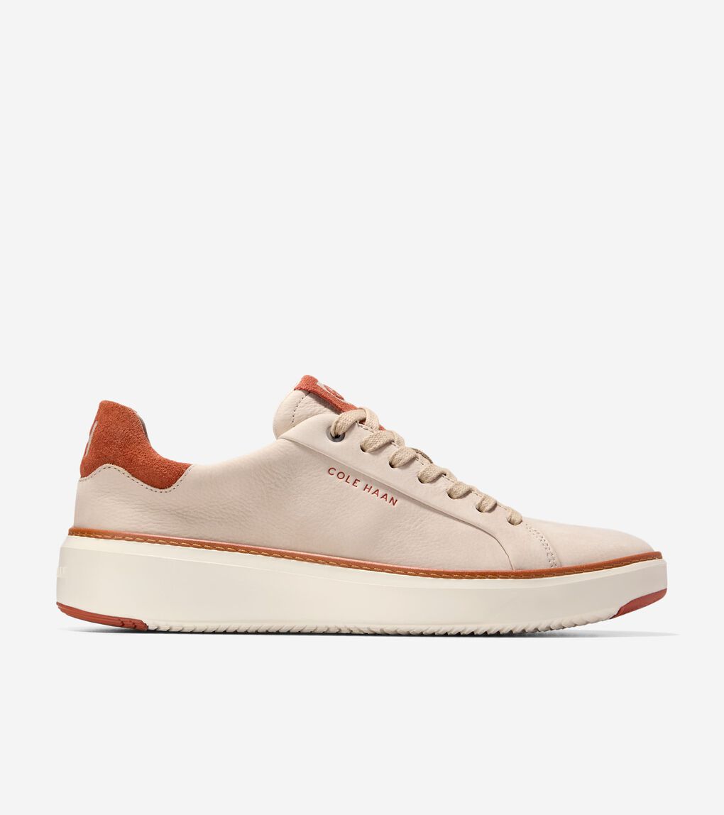 Men's GrandPrø Topspin Sneakers in White | Cole Haan