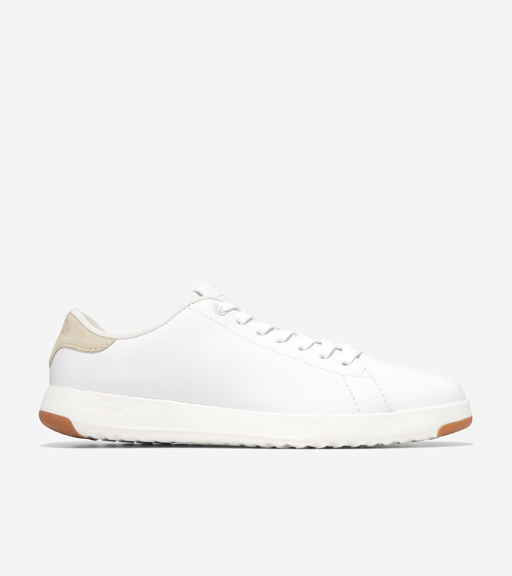 Tennis Sneaker in Optic White Leather 