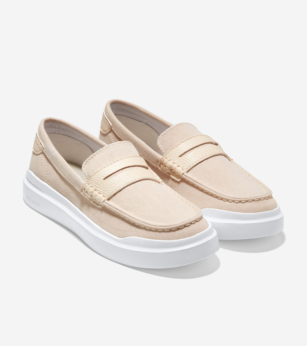 WOMENS GrandPrø Rally Canvas Penny Loafer