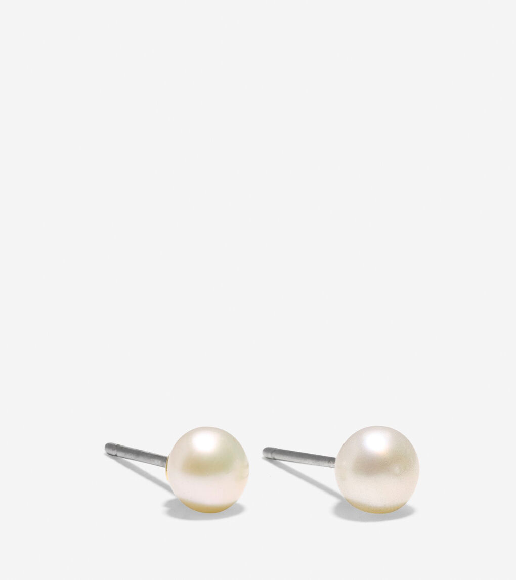 Set the Ball in Motion Fresh Water Pearl Front-Back Earrings