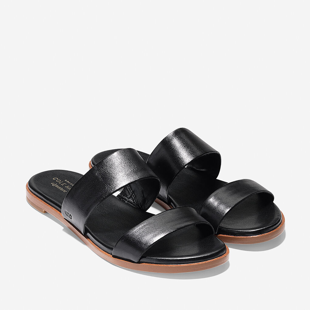Women's Findra Sandal in Black Leather | Cole Haan
