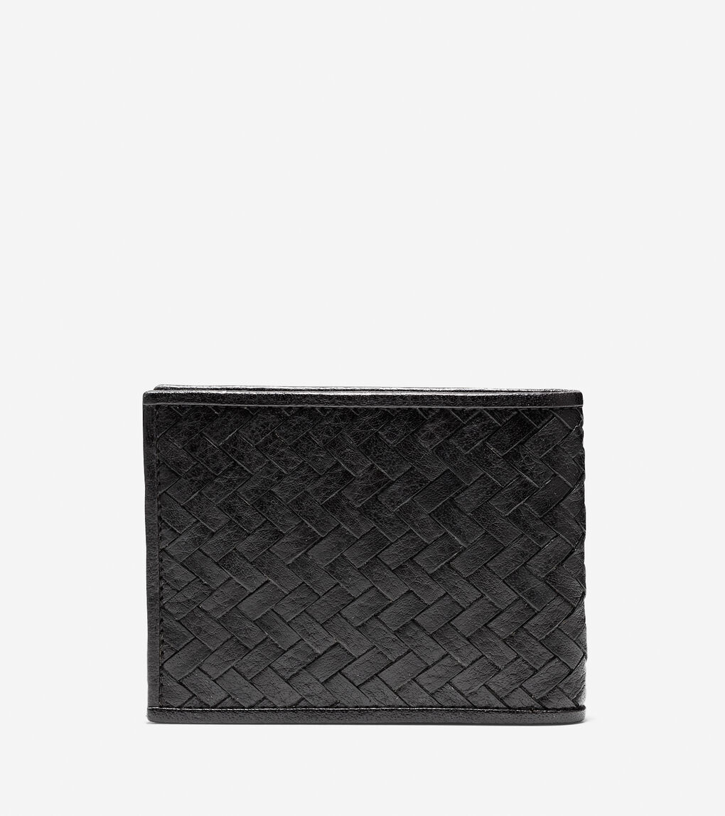 Chamberlain Slim Fold Wallet in Black | Cole Haan