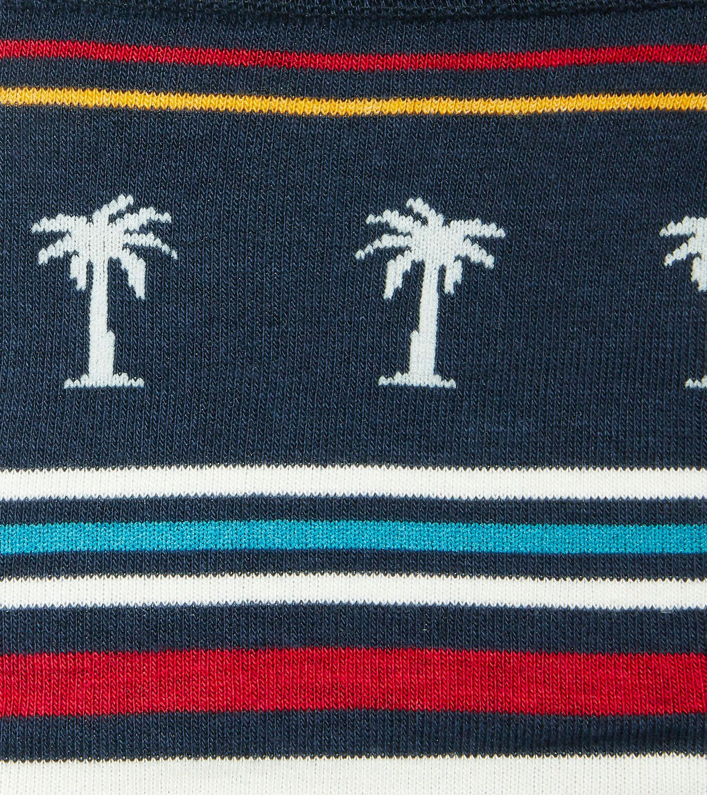 Palm Tree Crew Socks