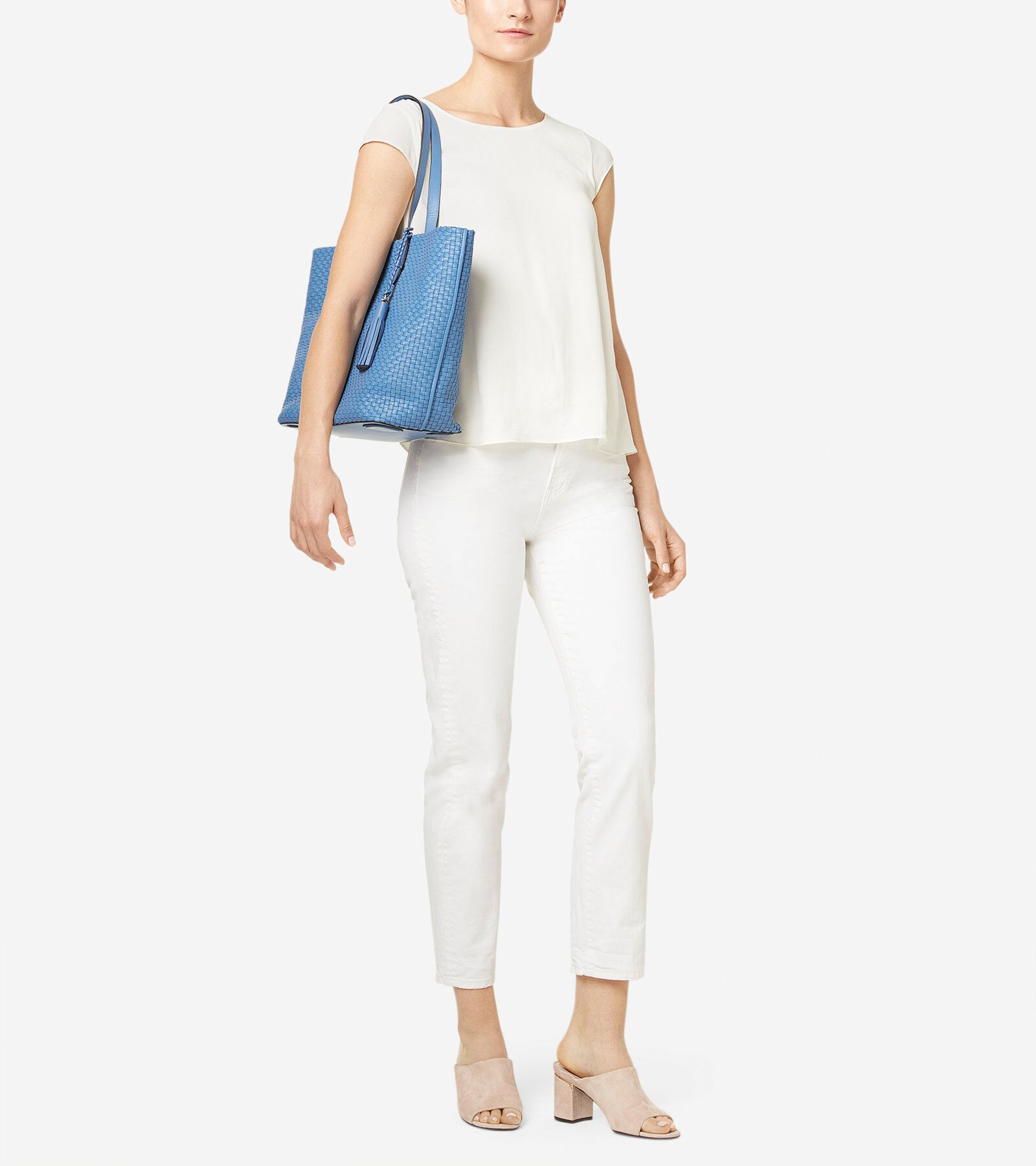 Cole haan payson woven tote outlet