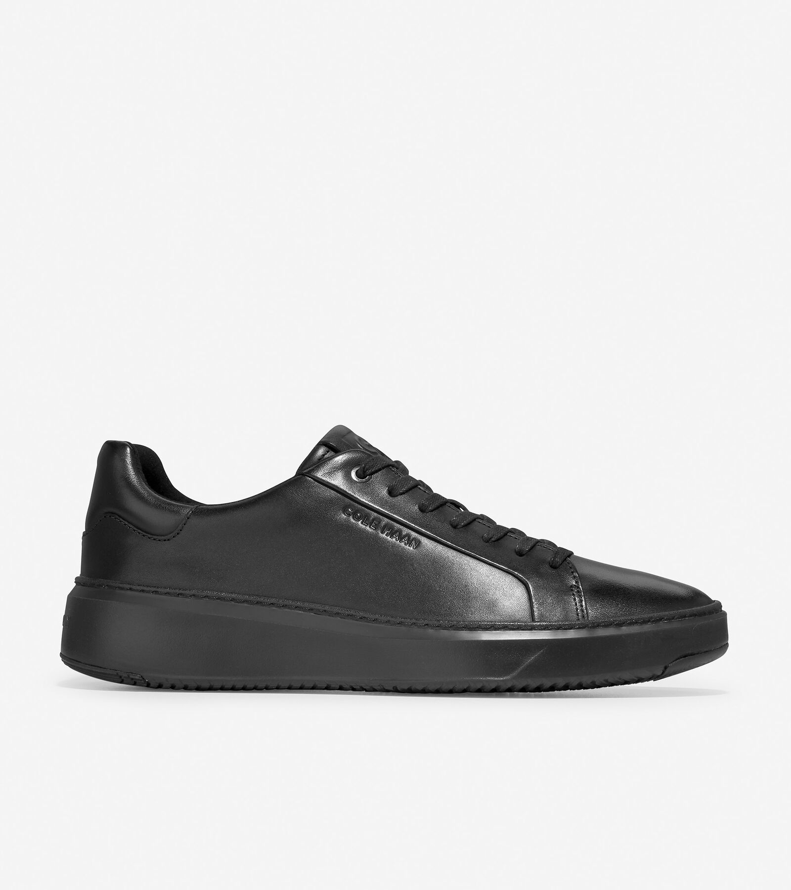 Cole Haan Men's Grandprø Topspin Sneaker In Black Leather-black