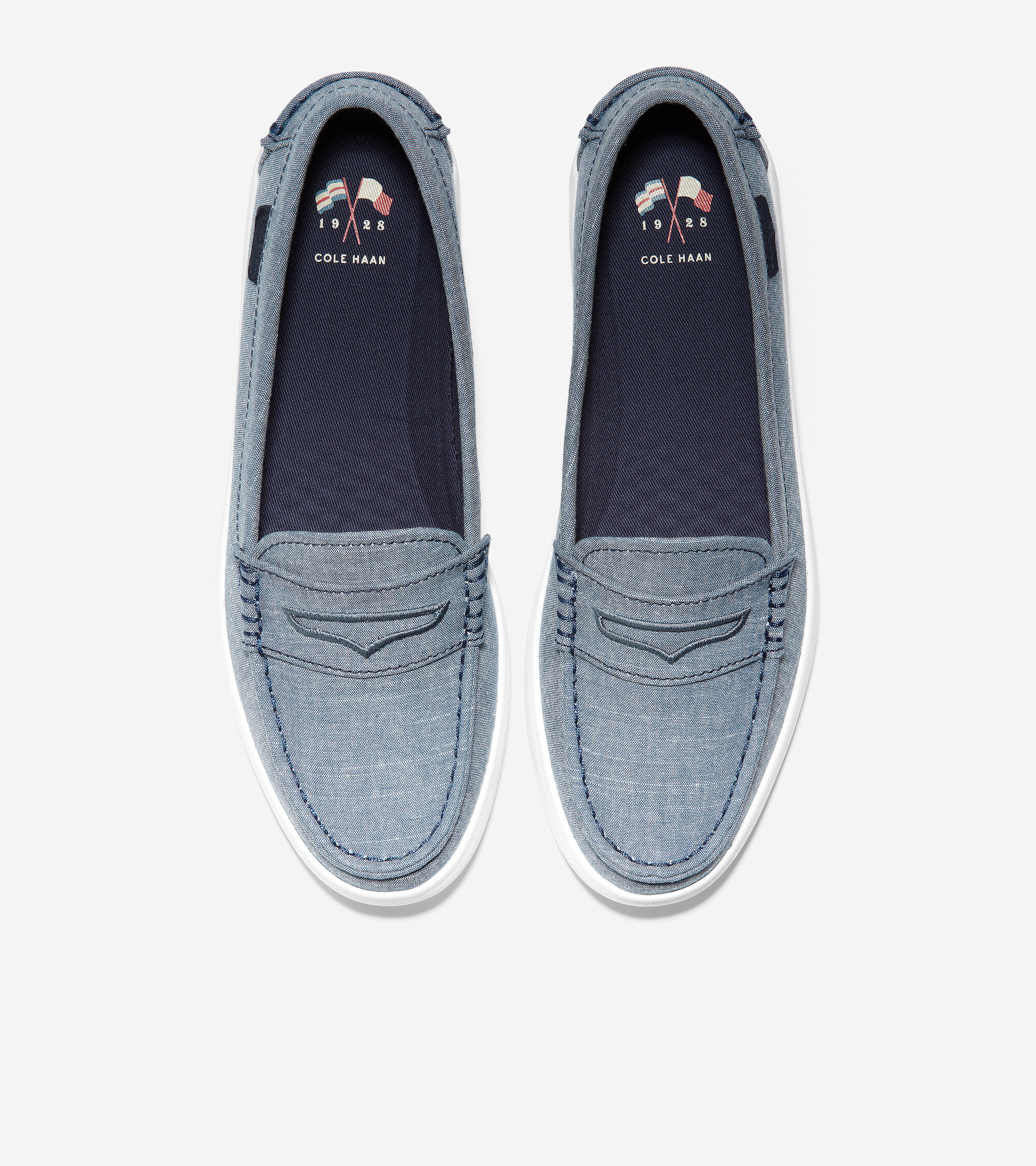 Nantucket Loafer in Blue Chambray 