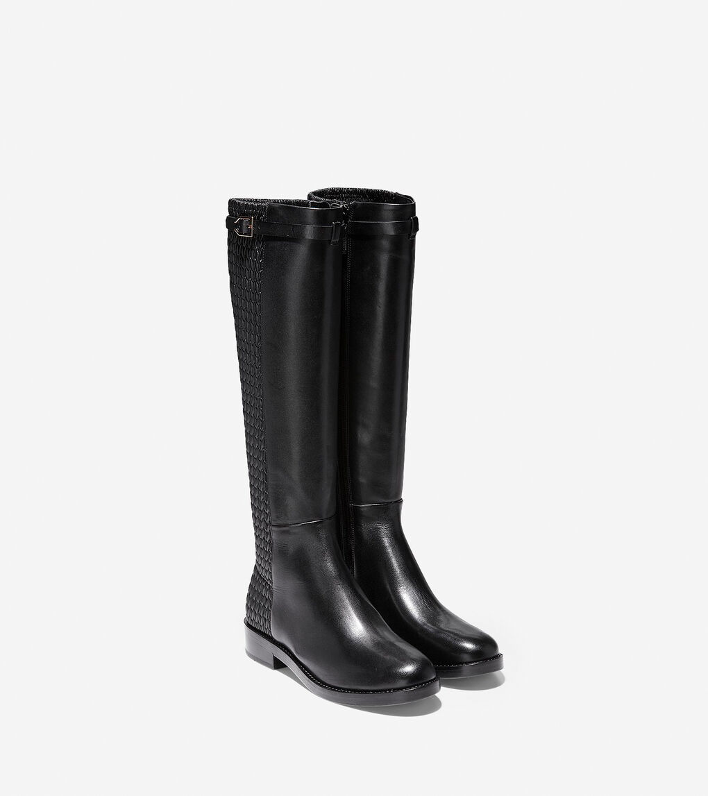 Women's Lexi Grand Stretch Strap Boots in Black | Cole Haan