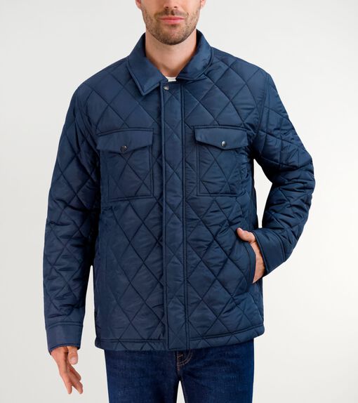 Men's Diamond Quilted Jacket in Navy | Cole Haan