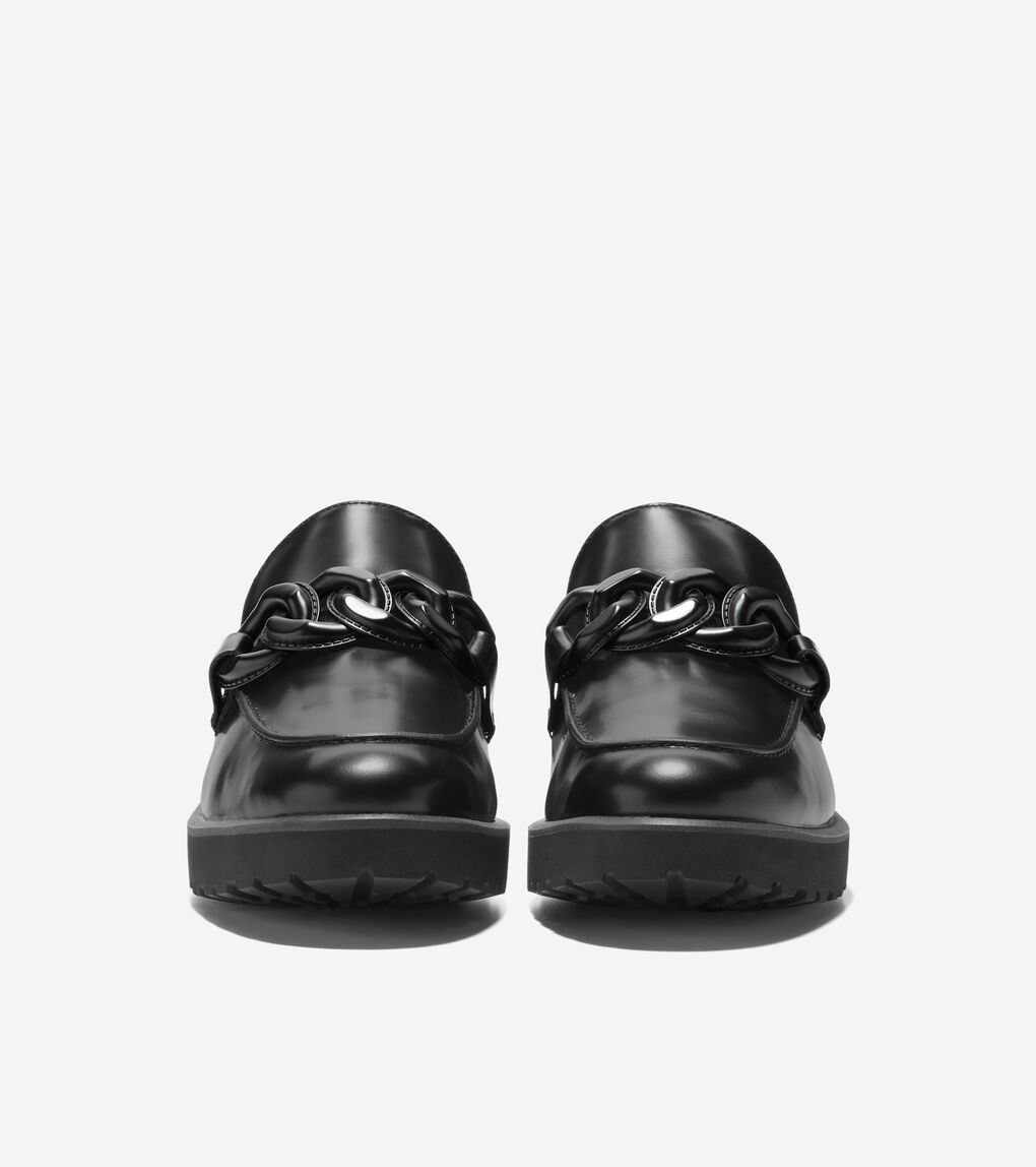 Women's Geneva Chain Loafers in Black | Cole Haan