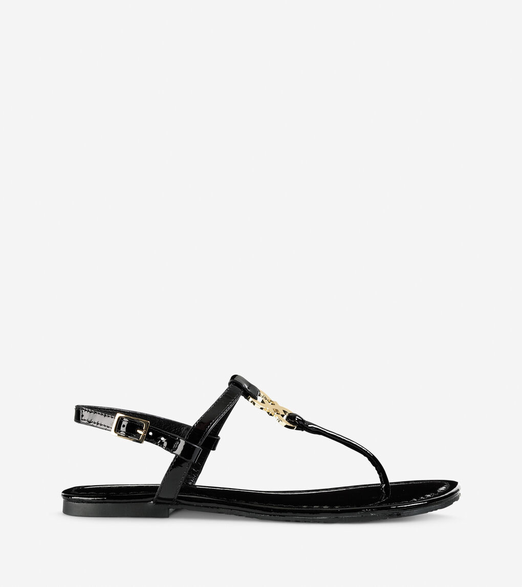 Ally Sandal in Black Patent : Womens Shoes | Cole Haan