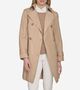 Women's Hooded Trench Coat Khaki