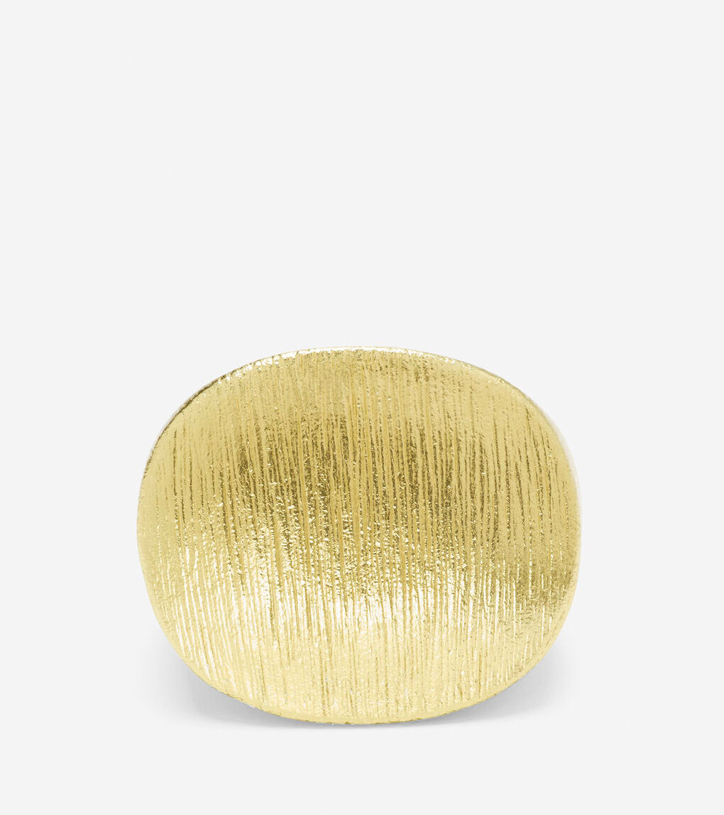 Geometric Ring in Brushed Gold | Cole Haan