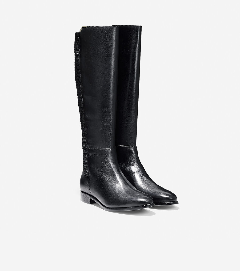 Women's Rockland Boots in Black Leather | Cole Haan