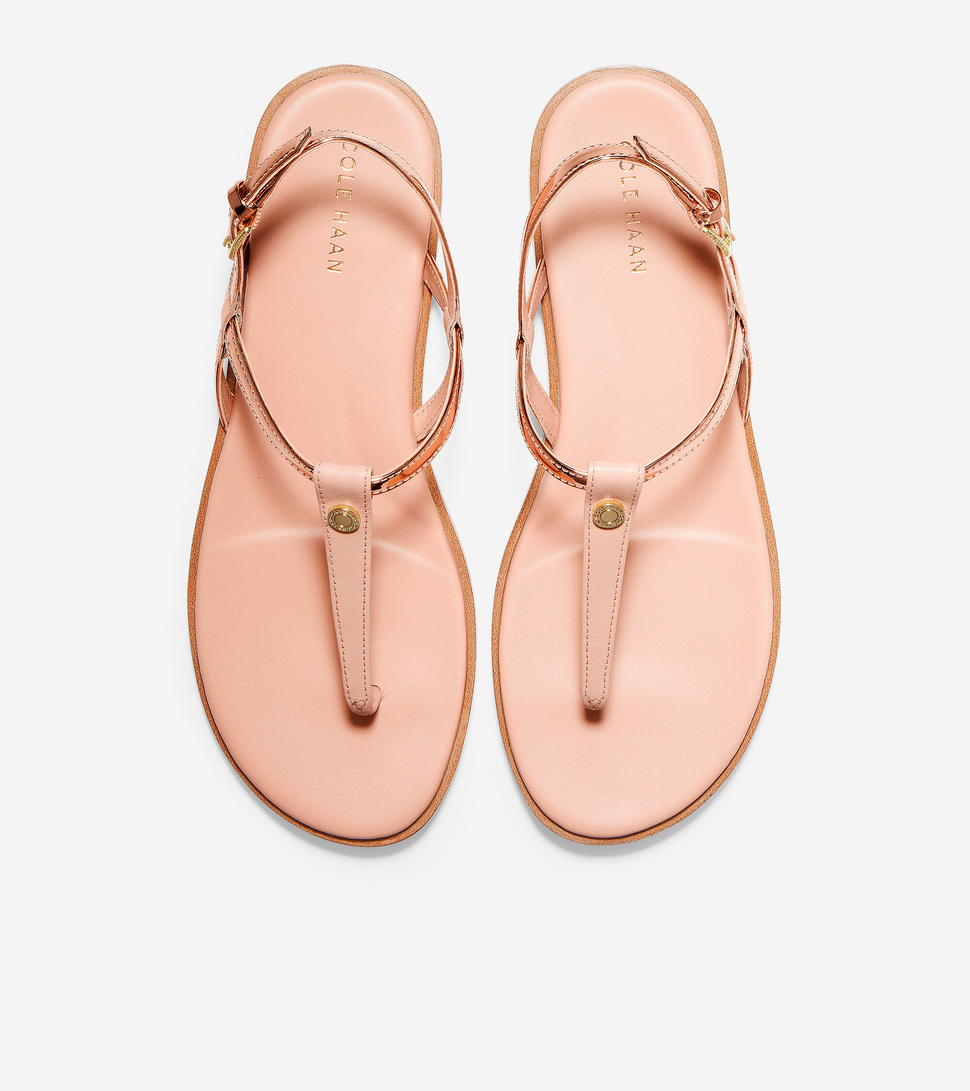 cole haan rose gold sandals