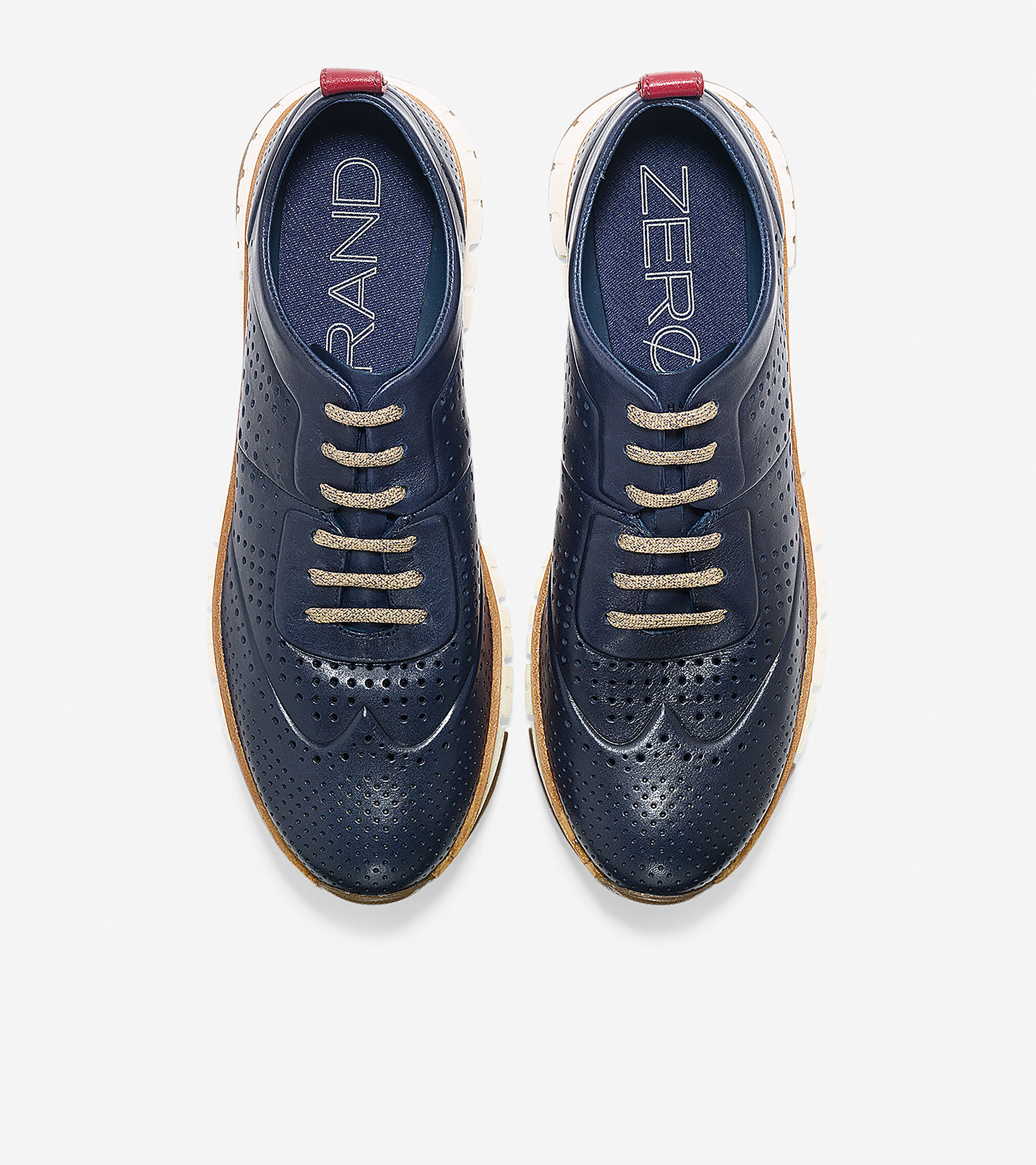 Perforated Sneaker in Marine Blue 