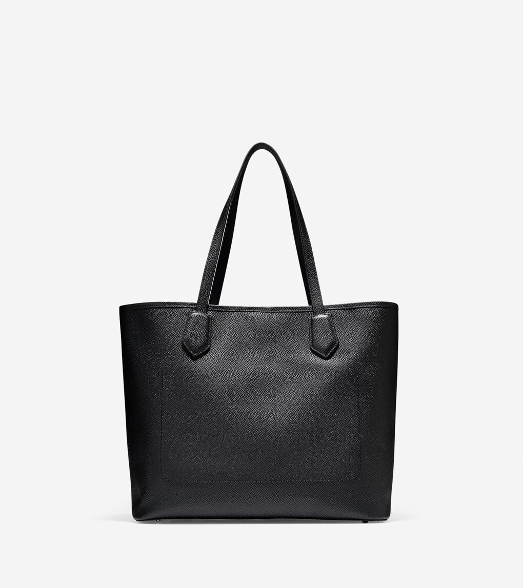 Abbot Large Tote in Black | Cole Haan