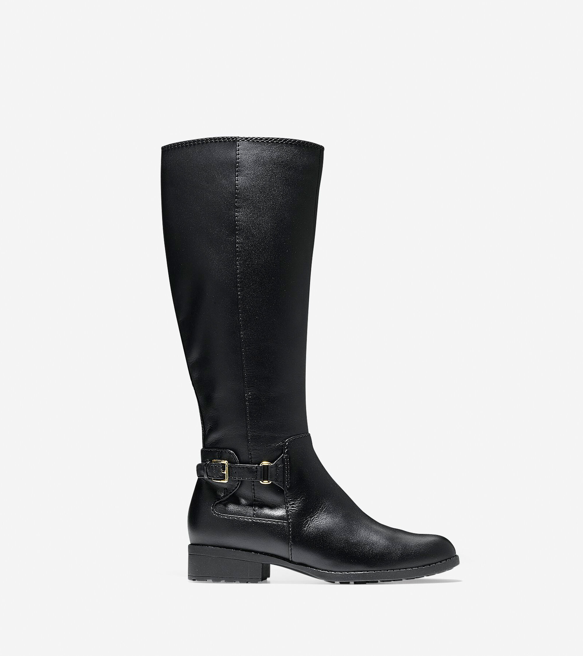 Evren Waterproof Tall Boots 30mm in Black | Cole Haan