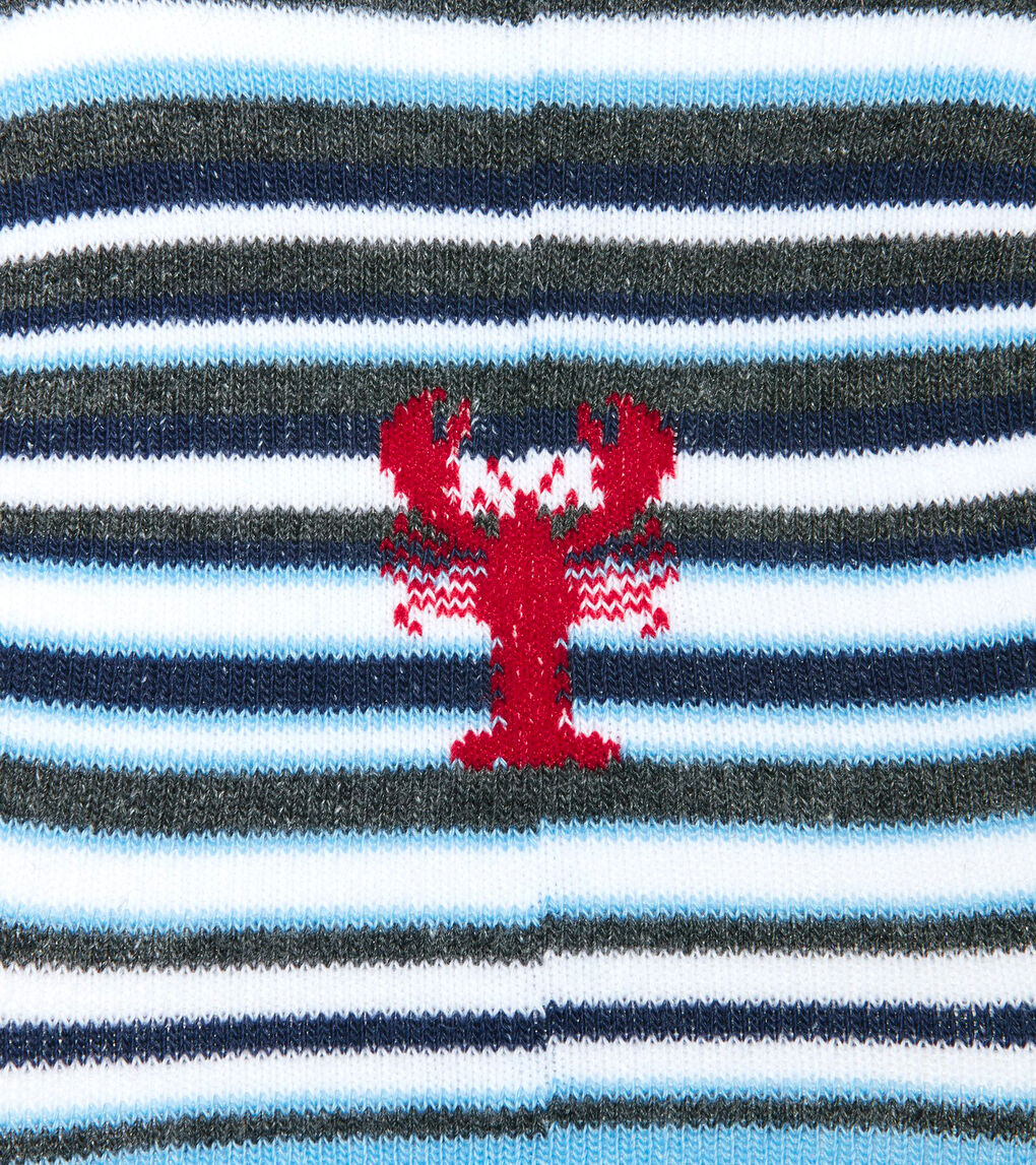 Town Stripe Liner Socks - 2 Pack