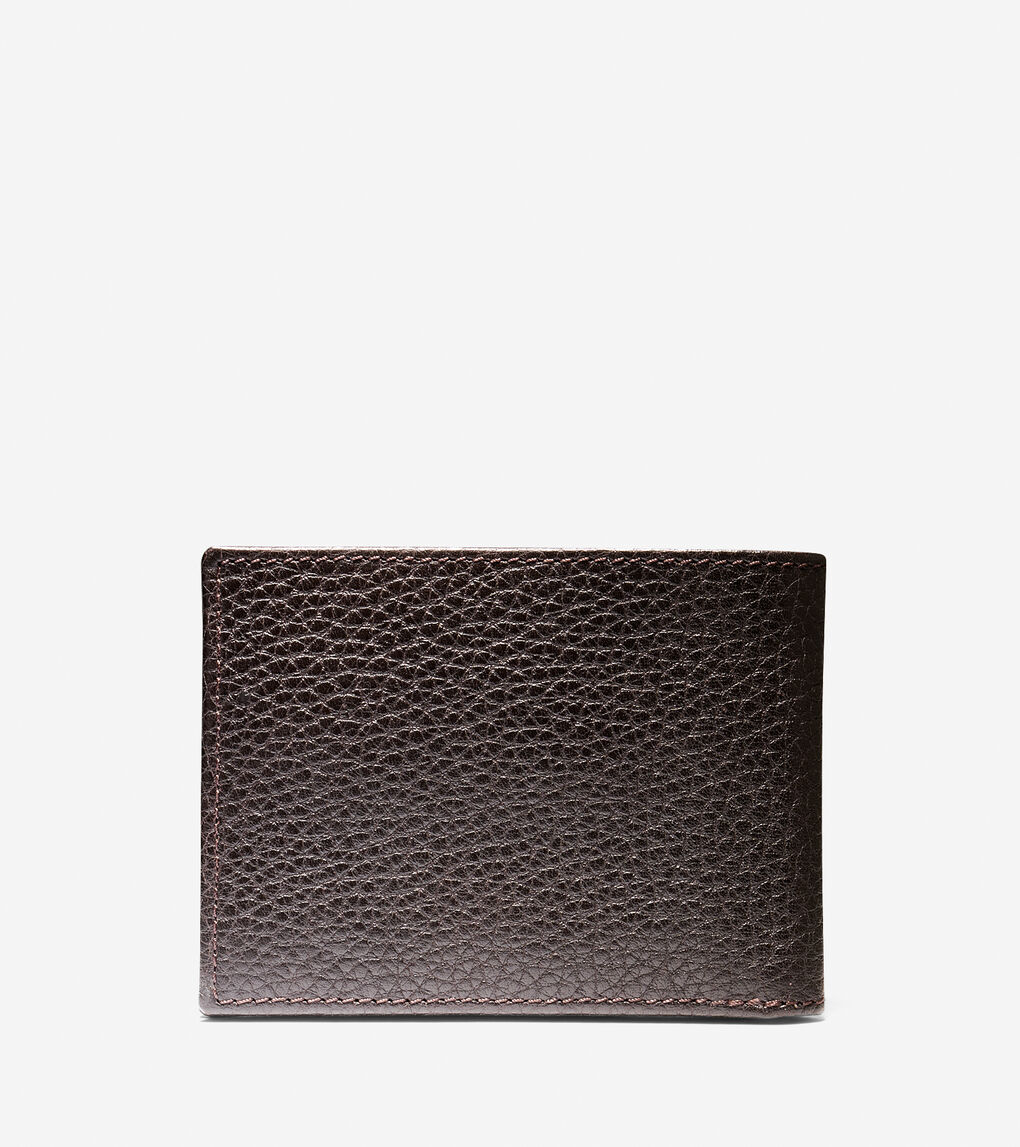 Truman Slim Fold Wallet in Dark Brown | Cole Haan