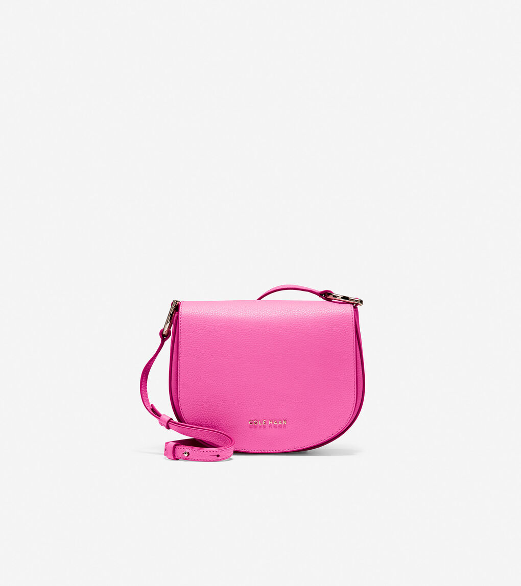 Leather Crossbody in PINK | Cole Haan