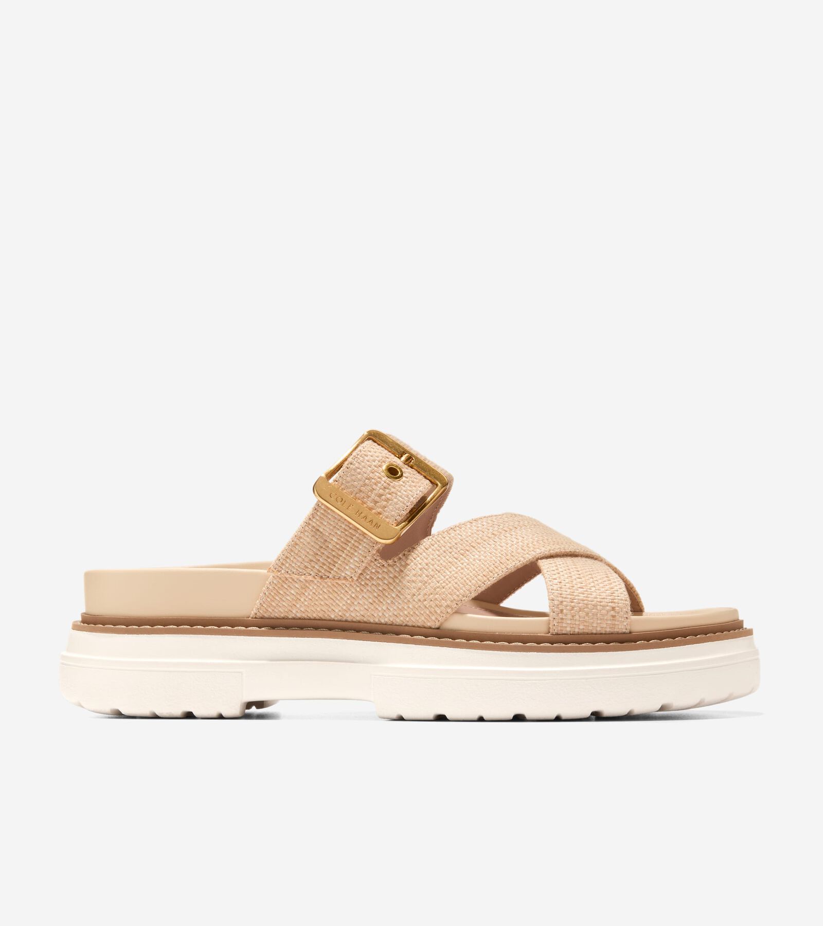 Shop Cole Haan Fraya Slide Sandal In Natural